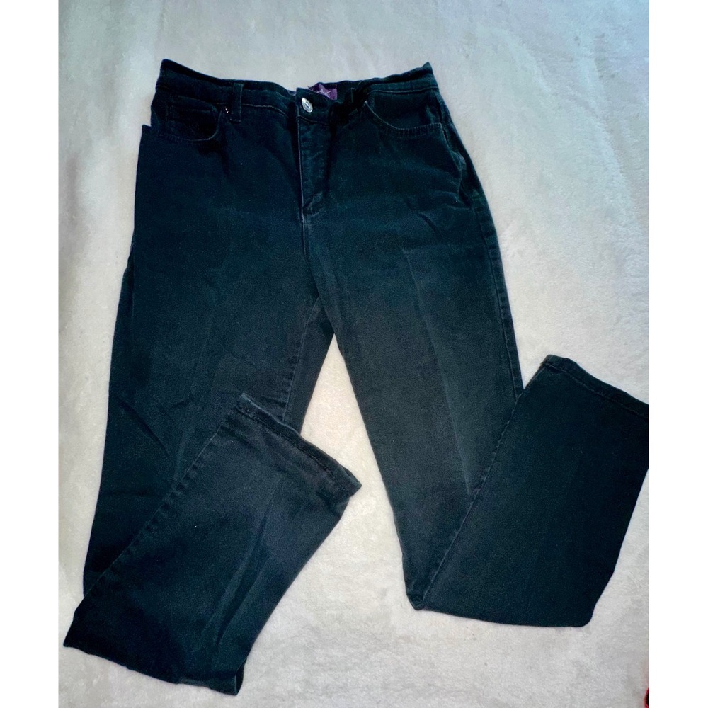 Gloria Vanderbilt Amanda Jeans Womens‎ Size 6 Black Denim Pants